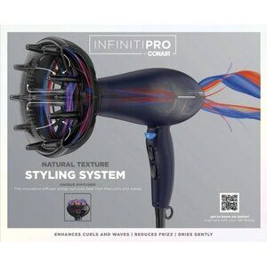INFINITIPRO by CONAIR® Natural Texture Styling Dryer, Hair Dryer